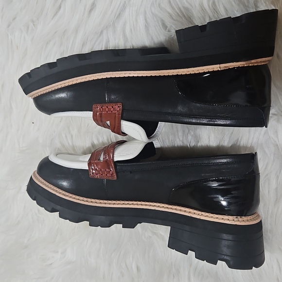 GIANNI BINI Barkley Leather Platform Loafer Size 9 - Picture 7 of 13